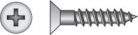 (image for) No. 12 x 3 in. L Phillips Wood Screws 100 pk