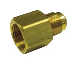 (image for) 5/8 in. Female Flare x 1/2 in. Dia. Male Flare Brass Reducin