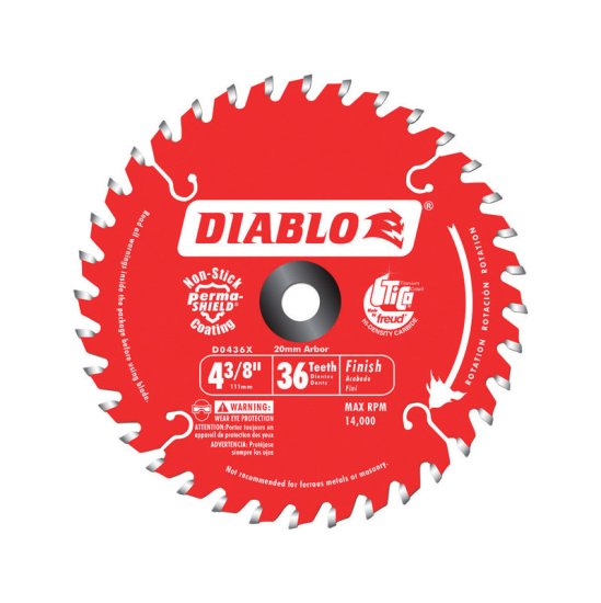 (image for) 4-3/8 in. Dia. x 20 mm TiCo Hi-Density Carbide Saw Blade