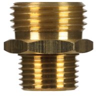 (image for) Brass 3/4 in. Dia. x 1/2 in. Dia. Hose Adapter 1 pk Yellow