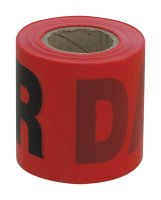 (image for) 200 ft. L x 3 in. W Plastic Danger Barricade Tape Re