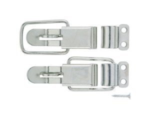 (image for) Zinc-Plated Zinc Lockable Drawer Catch 2 pk