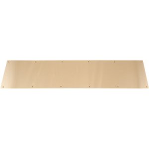 (image for) BRASS PLATED DOOR KICK PLATE 8 IN. X 34 IN.