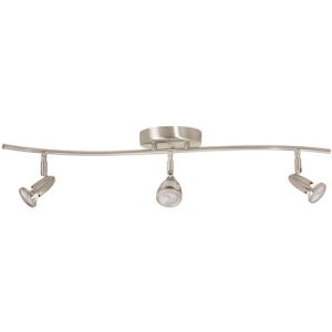 (image for) 30-3/8 in. 3-Light Brushed Nickel Track Lighting Kit