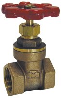 (image for) 3/4 in. Brass Gate Valve Lead-Free FIP