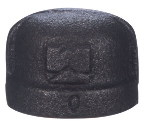 (image for) 3/4 in. MPT Black Malleable Iron Cap