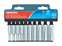 (image for) Crescent Assorted Sizes X 1/4 in. drive Metric 6 Point Deep Well
