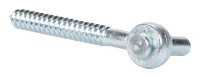 (image for) 5 in. L Steel Screw Hook 1 pk