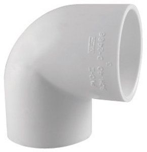 (image for) Schedule 40 3/4 in. Slip X 3/4 in. D Slip PVC Elbow