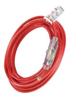 (image for) Outdoor 50 ft. L Red Extension Cord 12/3 SJTOW