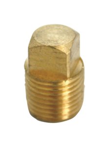 (image for) 1/4 in. MPT Brass Square Head Plug
