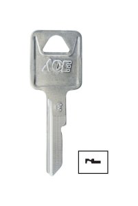 (image for) Automotive Key Blank B44 Single sided For General Motors