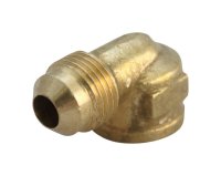 (image for) 1/2 in. Flare x 3/8 in. Dia. FPT Brass 90 Degree Elbow