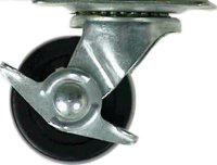 (image for) 3 in. Dia. Swivel Rubber Caster 210 lb. 1 pk