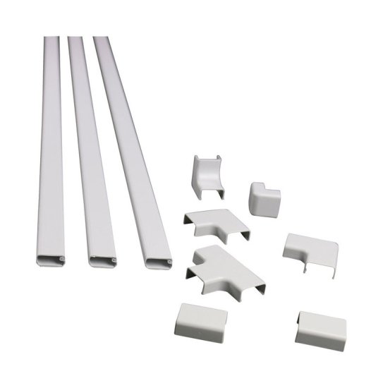 (image for) Cordmate 12 ft. L White Plastic Cord and Cable Organizer Kit