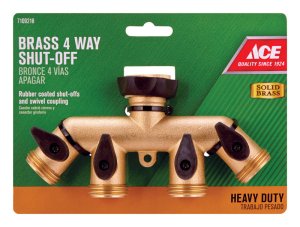 (image for) Brass Threaded Female/Male Garden Hose Manifold