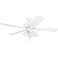 (image for) 52 in. Dual Mount Camarillo Ceiling Fan,5 Blades, White