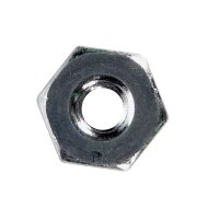 (image for) 6 in. Zinc-Plated Steel SAE Screw Nut 100 pk