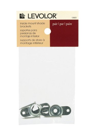 (image for) White Smoke Window Shade Bracket 3.3 in. W x 4.4 in. L