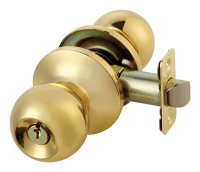 (image for) Polished Brass Entry Lockset Ball