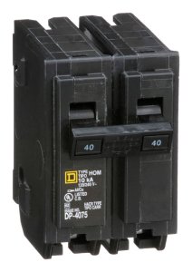 (image for) HomeLine 40 amps Surge 2-Pole Circuit Breaker