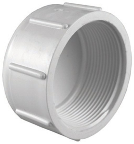(image for) Schedule 40 2 in. FPT x 2 in. Dia. FPT PVC Cap