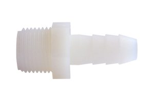(image for) Nylon 3/8 in. Dia. x 3/8 in. Dia. Adapter 1 pk