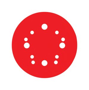 (image for) 5 in. Ceramic Blend Hook and Lock Sanding Disc 150 Grit V