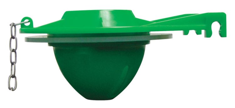(image for) Flapper and Chain Green Plastic For American Standard