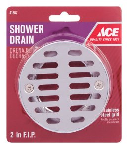 (image for) 2 in. Dia. Stainless Steel Shower Drain