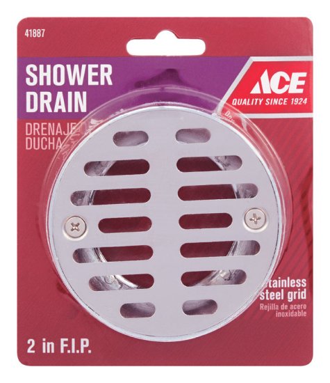 (image for) 2 in. Dia. Stainless Steel Shower Drain