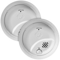 (image for) Battery-Powered Ionization Smoke Detector 2 pk