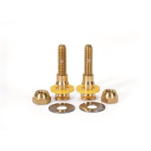 (image for) 5/16 in. x 2-1/4 in. No Cut Brass Closet Toilet Bolt Kit