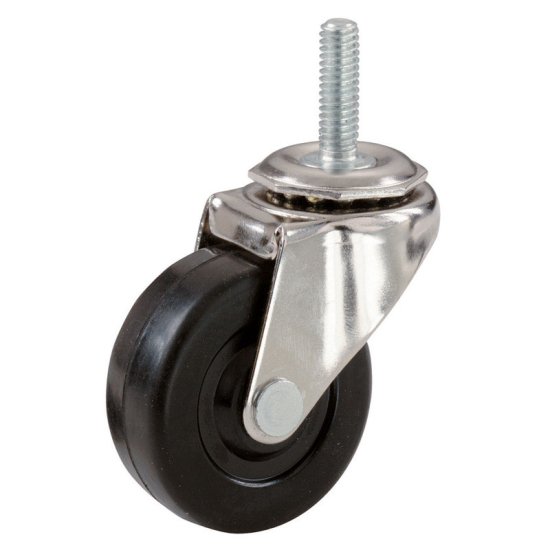 (image for) 3 in. Dia. Swivel Rubber Caster 90 lb. 1 pk