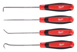 (image for) Milwaukee 4 in. Chrome Plated Steel Hook and Pick Set 4 pc