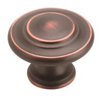 (image for) Inspirations Round Cabinet Knob 1-5/16 in. Dia. 1 in. Oi