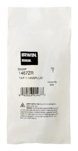 (image for) High Carbon Steel SAE Fraction Tap 1 in.-14NS 1 pc.