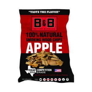 (image for) B&B Charcoal All Natural Apple Wood Smoking Chips 180 cu in