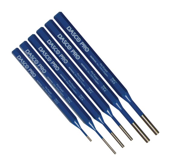 (image for) High Carbon Steel Pin Punch Set 6 pc.
