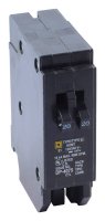 (image for) HomeLine 20/20 amps Tandem Single Pole Circuit Breaker