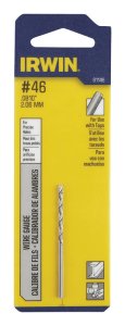 (image for) 346 x 2-1/8 in. L High Speed Steel Wire Gauge Bit 1 pc.
