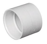 (image for) Schedule 40 4 in. Hub x 4 in. Dia. Hub PVC Coupli