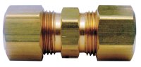 (image for) 1/4 in. Compression x 1/4 in. Dia. Compression Brass Union