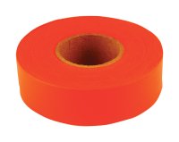 (image for) 150 ft. L x 1.2 in. W Polyvinyl Flagging Tape Fluore