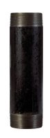(image for) 2 in. MPT x 8 in. L Black Steel Nipple