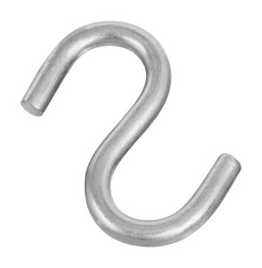 (image for) National Hardware Silver Stainless Steel 3 in. L Open S-Hook 145