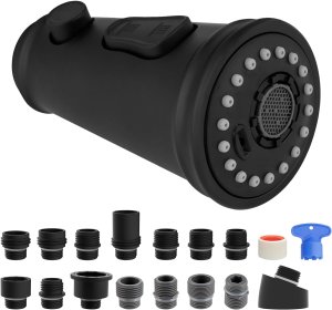 (image for) Pull Down Kitchen Sprayer Head in ORB with Adapters