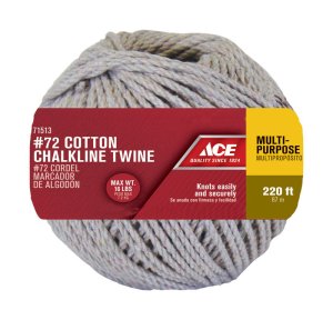 (image for) 1/8 in. Dia. x 220 ft. L Natural Twisted Cotton Cord