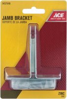 (image for) Aluminum Silver Steel Jamb Bracket 1 pc.