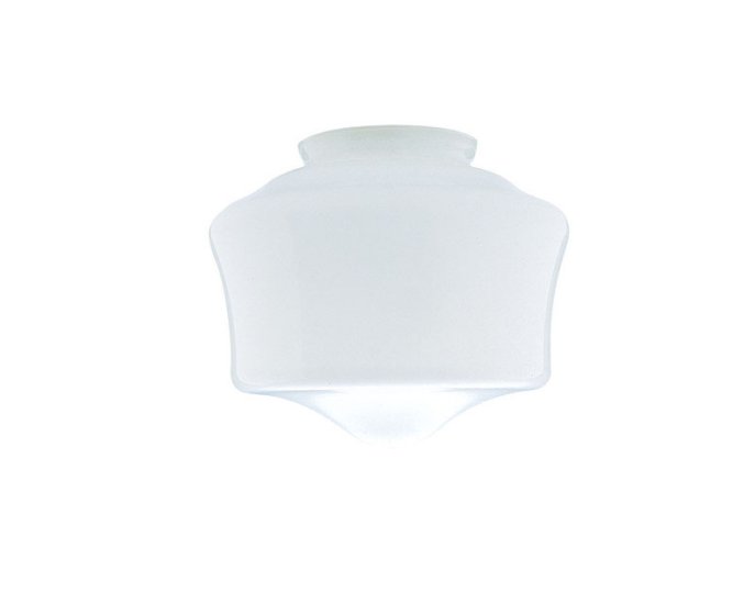 (image for) Schoolhouse White Glass Lamp Shade